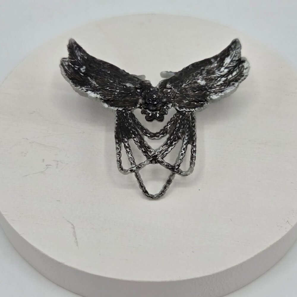 Raven Queen Doll Replacement Silver Feather Necklace For Ever After High Dolls